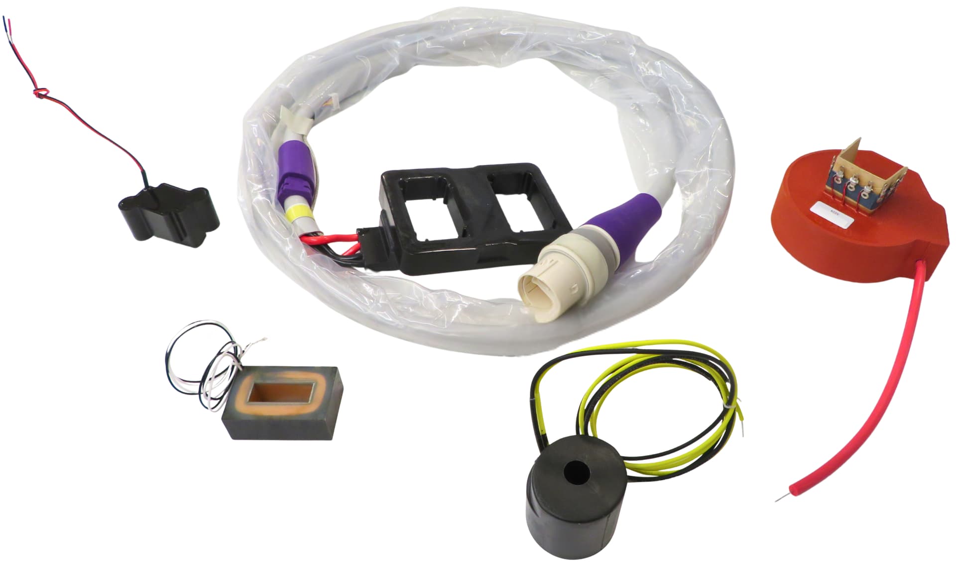 Four different encapsulated assemblies